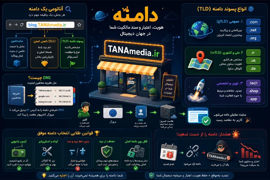 دامنه (Domain) چیست و نقش دامنه (Domain)