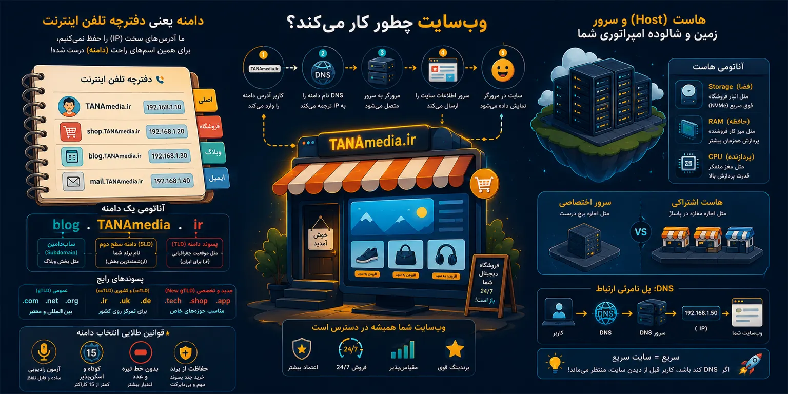 وبسایت چگونه کار میکند؟