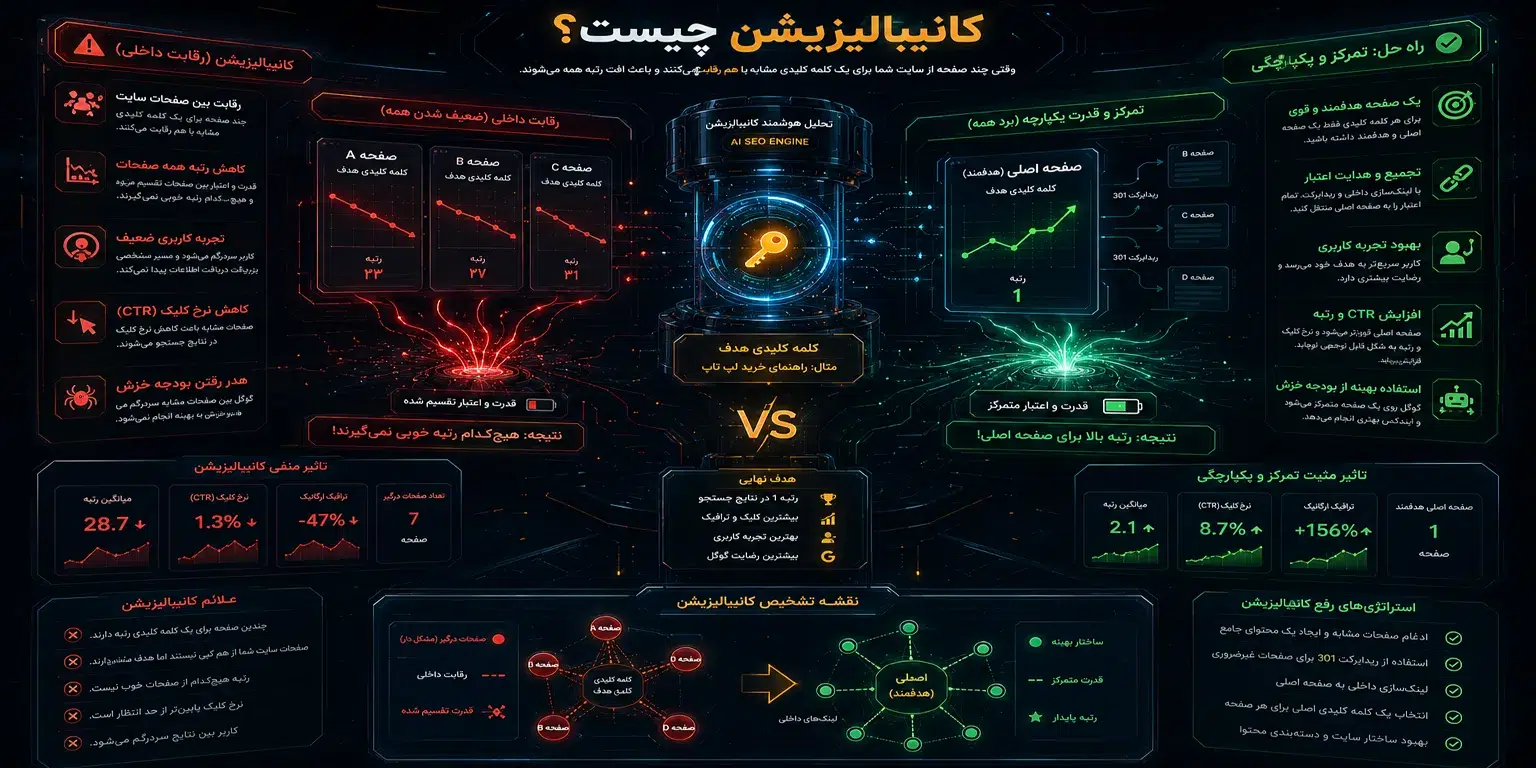همنوعخواری کلمات کلیدی (Keyword Cannibalization) چیست؟
