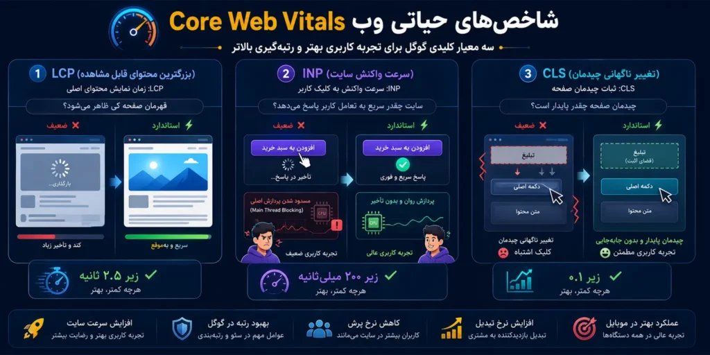 کالبدشکافی Core Web Vitals: ذرهبین گوگل روی تجربه کاربری