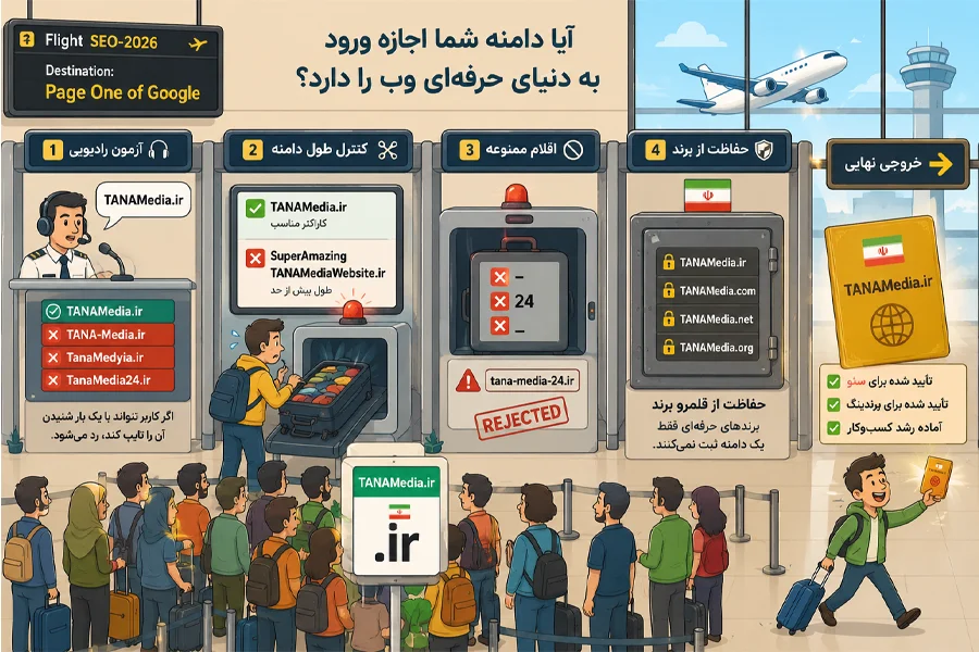 قوانین طلایی برای انتخاب دامنه موفق