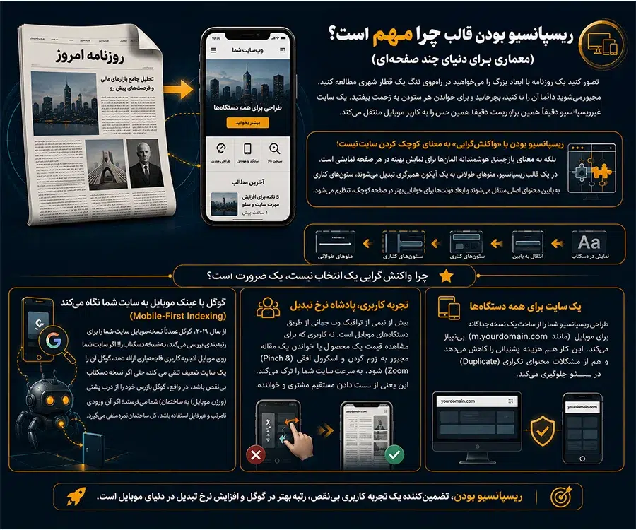 ریسپانسیو بودن قالب چرا مهم است؟