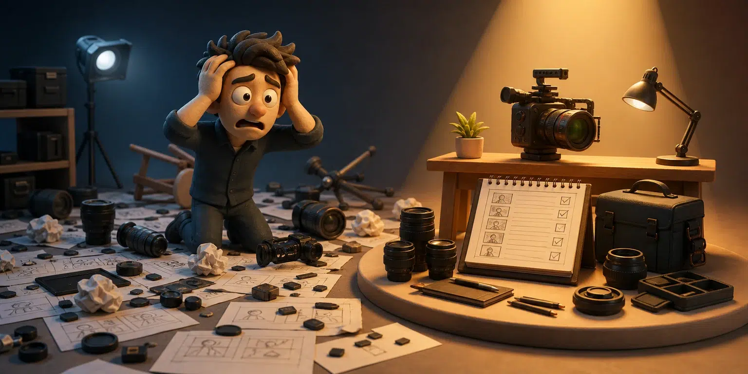 نداشتن برنامه پیش از فیلمبرداری چه دردسری میسازد