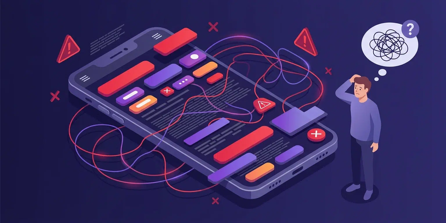 اشتباهات رایج در طراحی UI/UX