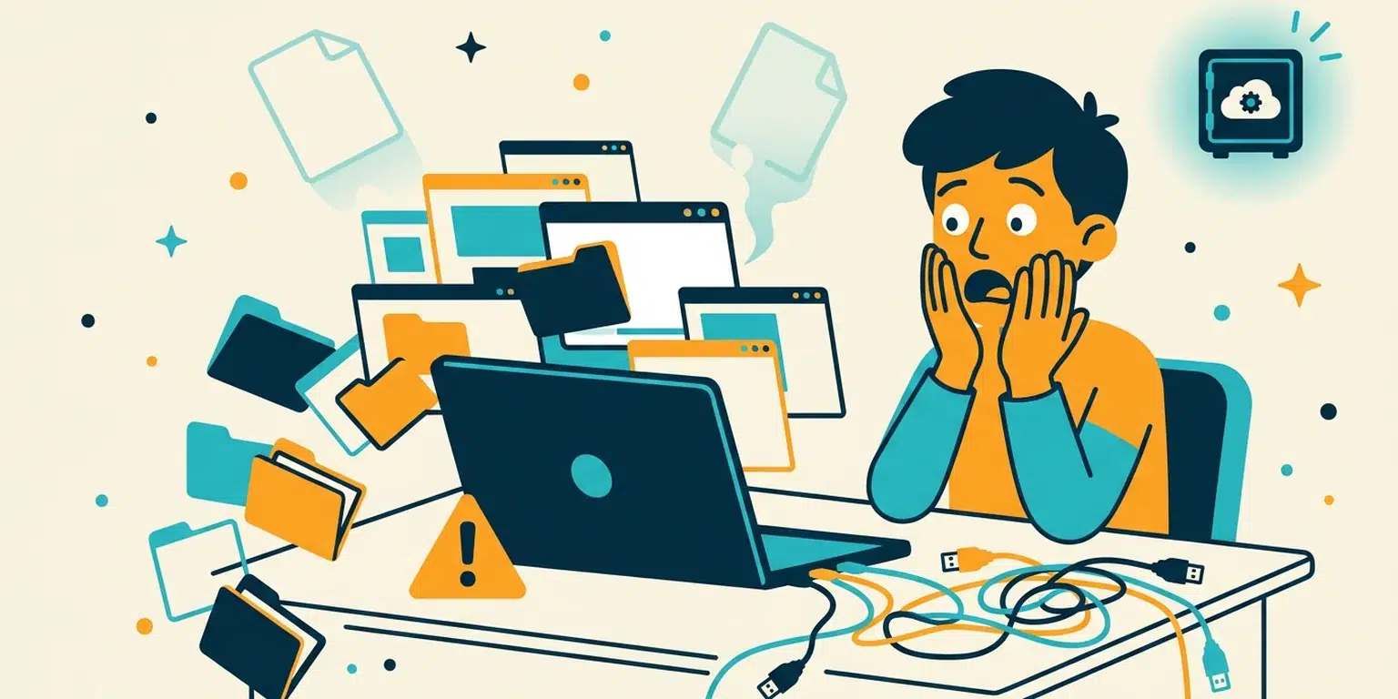 مدیریت نکردن فایلها و بکاپ چه خطری دارد